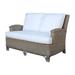 Panama Jack Sunroom Exuma 53.5" Square Arm Loveseat Other Performance Fabrics in Gray | 36 H x 53.5 W x 34 D in | Wayfair PJS-3001-KBU-LS/SU-736