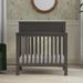 DaVinci Autumn 4-in-1 Mini Convertible Crib Wood in Gray/Brown | 44 H x 26.5 W in | Wayfair M4398SL