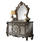 Lark Manor™ 5 Drawer Dresser w/ Mirror Wood in Black/Brown/Gray | 85 H x 21 D in | Wayfair 83101FCC474740CAA648F3A9906093C8