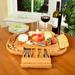 Alcott Hill® Karla Monogrammed 5 Piece Cheese Board & Platter Set Wood in Brown | 1.75 H x 13 W in | Wayfair 85B791AAF1A84292B4CD64E8751AC4D3