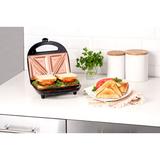 Gotham Steel Non-Stick Indoor Electric Sandwich Panini Grill Ceramic/Copper in Brown | 6 H x 11 D in | Wayfair 2108