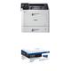 Brother HL-L8360CDW W-LAN Farblaserdrucker mit Duplex (2400 x 600 dpi, 2.380 Blatt Papierkapazität) weiß/schwarz + TN-421BK Original Tonerkassette, schwarz