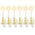 vidaXL Solar Candles 6 pcs LED Lights Warm White