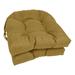 Winston Porter Indoor/Outdoor Dining Chair Cushion Polyester in Brown | 3.5 H x 16 W in | Wayfair 8FE85F02B3744310851A7B3C317FD190