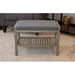Andover Mills™ Knarr Shoe Storage Bench Wood/Upholstered/Cotton in Gray | 17 H x 23.75 W x 12.5 D in | Wayfair 24686CFFA7A446BD80EA934E56BCEDB0