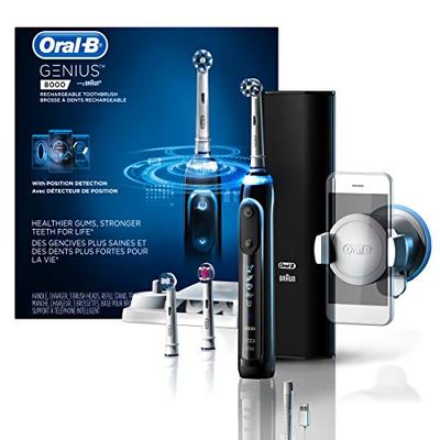 Oral-B Genius Pro 8000 Electronic Power Rechargeable Battery Electric Toothbrush with Bluetooth Conn