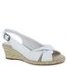 Easy Street Maureen - Womens 6 White Sandal Medium