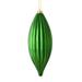 Vickerman 543771 - 8" Emerald Shiny Line Finial Christmas Tree Ornament (4 pack) (M183224S)