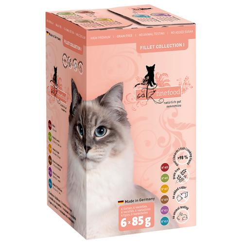 6 x 85g Fillets catz finefood Katzenfutter nass