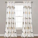 Rowley Birds Room Darkening Window Curtain Panels Yellow/Gray 52x95+2 Set - Half Moon 16T003355