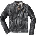 Black-Cafe London Milano Giacca moto in pelle, nero, dimensione 50