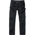 Brandit Adven Slim Fit Pantaloni, nero, dimensione XL