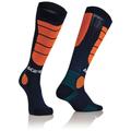 Acerbis Motocross Impact Socks, blue-orange, Size L XL