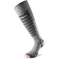 Lenz Skiing 3.0 Socks, grey-pink, Size 39 - 41
