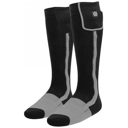 Klan-e Beheizbare Socken, schwarz-rot, Größe 37 38 39 40