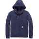 Carhartt Clarksburg Full Zip Ladies Hoodie, bleu, taille XS pour Femmes