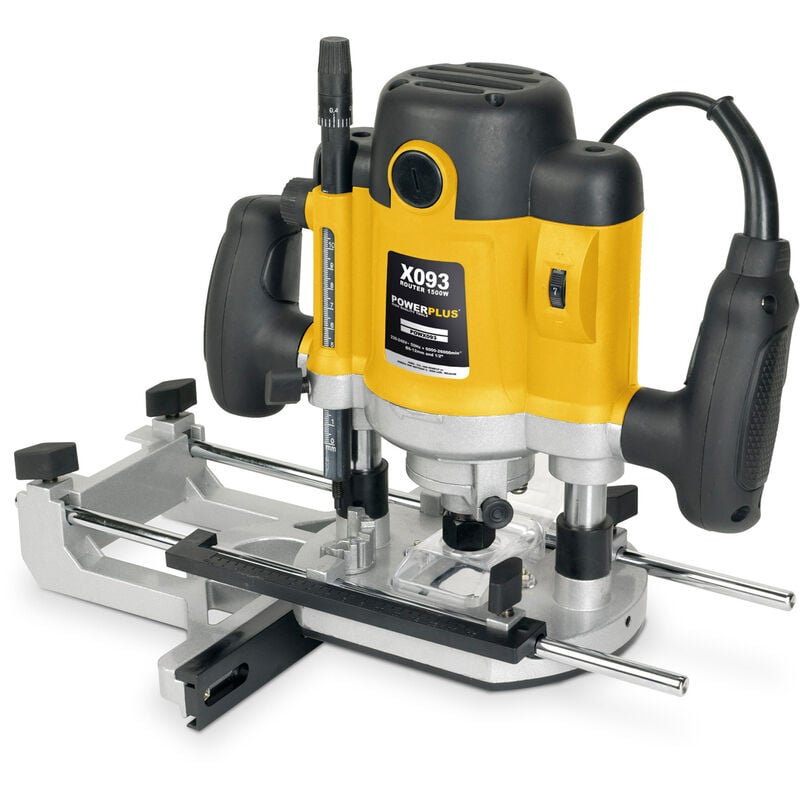 Holzfräse Oberfräse 1500 Watt + 12 Fräsköpfen + Koffer