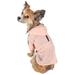 Torrential Shield Waterproof Adjustable Peach Dog Windbreaker Raincoat, Small, Pink