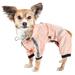 Torrential Shield Waterproof Multi-Adjustable Peach Dog Windbreaker Raincoat, X-Large, Pink