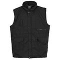 RG Clothing Mens Quilted Bodywarmer Windproof Winter Warm Gilets Big Sizes 2XL to 6XL (5XL, Black)