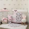 Disney Minnie Mouse Nursery 6 Piece Crib Bedding Set Polyester/Cotton Blend in Gray | Wayfair 4692612