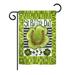 Breeze Decor Luck of the Irish Clover Spring St Patrick Impressions Decorative Vertical 13" x 18.5" Double Sided Garden Flag Set in Green | Wayfair