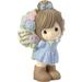 Precious Moments Love You Bunches Mom Girl Figurine Porcelain/Ceramic in Blue/Brown/Green | 5 H x 3.98 W x 3 D in | Wayfair 183004