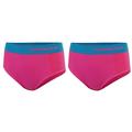 Runderwear Women's Running Hipster (Pack of 2) - Chafe-Free Running Underwear (Pink (Pack of 2), 12-14)