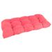 Charlton Home® Sewn Indoor Bench Cushion Polyester in Pink | 5 H x 42 W in | Outdoor Furniture | Wayfair F2E8B16E85F94DD78EB0A1E33D74673D