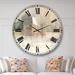 The Twillery Co.® Swigart Farmhouse Wall Clock Metal in Gray/White | 36 H x 36 W x 1 D in | Wayfair 0297440A7D5A425E80F024EF96736C9A