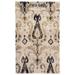 White 24 x 0.2 in Area Rug - World Menagerie Jambi Ikat Black/Beige Indoor/Outdoor Area Rug Polypropylene | 24 W x 0.2 D in | Wayfair