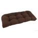 Charlton Home® Indoor Bench Cushion Polyester/Cotton Blend in Brown | 5 H x 42 W in | Outdoor Furniture | Wayfair 55E74DC2F6AF41C2ABDD9181131FB941