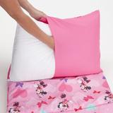 NoJo Disney Minnie MouseToddler 1" Thick Folding Nap Mat Polyester in Pink | 26 H x 62 W x 1 D in | Wayfair 6089392