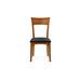 Copeland Furniture Ingrid Side Chair Genuine Leather in Black | 37.5 H x 19.75 W x 22 D in | Wayfair 8-ING-20-23-89127