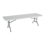 Lifetime Commercial Folding Table Plastic/Resin in White | 29 H x 96 W x 30 D in | Wayfair 22980