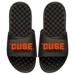 Men's ISlide Black Syracuse Orange Football Stacked Slide Sandals