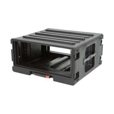 SKB Cases 4U Roto Rolling Rack w/ wheels and handle Black 19in x 7in 1SKB-R4UW