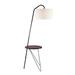 Wrought Studio™ Orndorff 66" Novelty Floor Lamp Metal in Black/White | 66 H x 17.5 W x 27 D in | Wayfair 8FDFEED9C6E84D06B1EF16646F213264