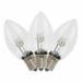 The Holiday Aisle® C7 LED Glass Light Bulb in White | 2.25 H x 1 W x 1 D in | Wayfair D8A5497B086B4B7F880E2AEFD2767F65