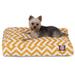 Majestic Pet Products Zig Zag Pillow Polyester in White/Yellow | 5 H x 36 W x 44 D in | Wayfair 78899550225