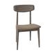 Corrigan Studio® Tylor Side Chair Wood/Upholstered in Black | 33 H x 19.75 W x 18 D in | Wayfair D334474472CF464E9619BA0C35AE516C