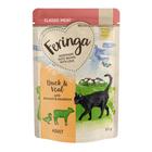 Feringa Classic Meat Menù Busta 12 x 85 g umido per gatto - Anatra & Vitello con Broccoli e Tarassaco