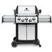 Broil King Signet 3-Burner Convertible Gas Grill w/ Side Burner Aluminum/Cast Iron in White | 48.4 H x 56.5 W x 23.2 D in | Wayfair 946887
