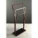 Kingston Brass Edenscape Pedestal Y-Style Free Standing Towel Stand Metal in Brown | 34.44 H x 9.88 D in | Wayfair SCC3305