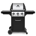 Broil King Monarch 3-Burner Natural Gas/Liquid Propane Grill Aluminum/Cast Iron in White | 48 H x 51.8 W x 22 D in | Wayfair 834257