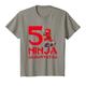 Kinder Ninja 5. Fünf Kinder Geburtstag Birthday T-Shirt