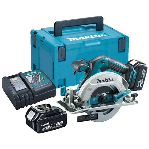 Kreissäge 18V LXT Ø165 mm (2x5,0 Ah) in MAKPAC - MAKITA DHS680RTJ