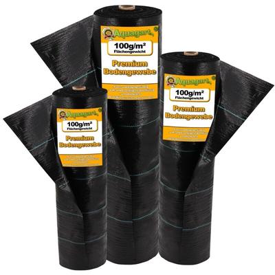 10m² Bodengewebe Unkrautfolie Mulchfolie 100g 1m breit schwarz Image