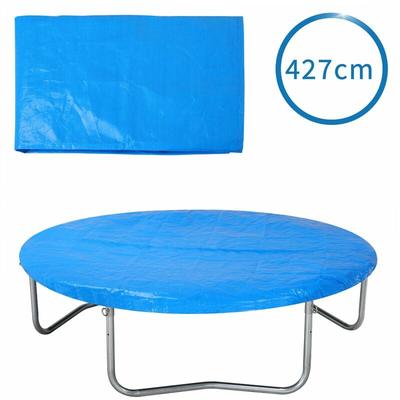 Monzana - Trampolin Abdeckung ø 183/244/305/366/427 cm blau reißfest UV-beständig Wetterschutzplane Image