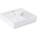 Cube Ceramic - Lavabo avec trop-plein, 500x490 mm, PureGuard, blanc alpin 3947800H - Grohe